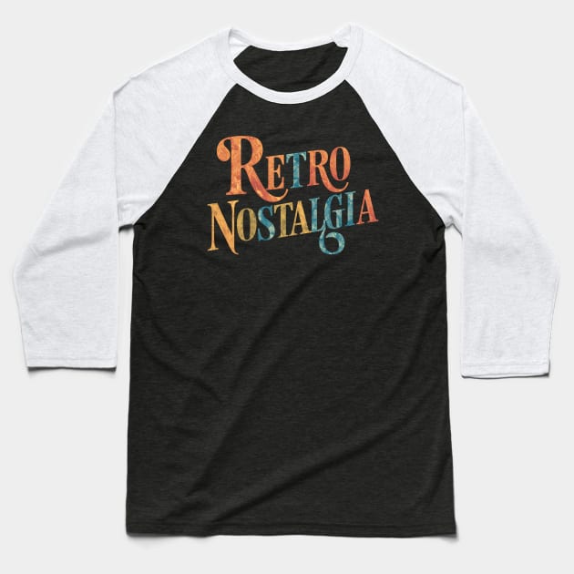 Retro Nostalgy Baseball T-Shirt by ohyeahh